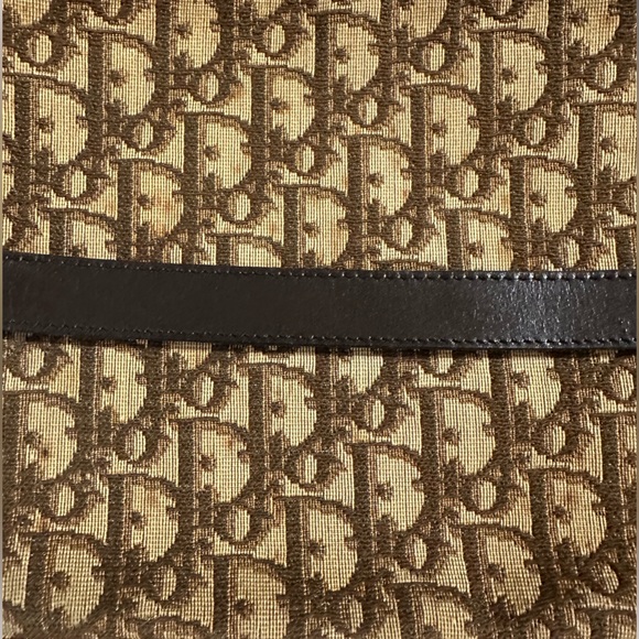 Christian Dior Modele Exclusif Diorissimo Leather Trim Trotter Shoulder Bag EUC - Picture 5 of 16